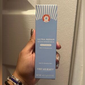 First Aid Beauty Ultra Repair Balm in Blue and White